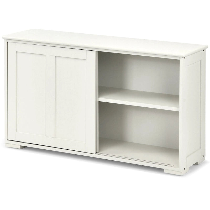 Antique Stackable Kitchen Storage Sideboard with Height Adjustable Shelf - 42 x 13 x 23.5 (L x W x H)
