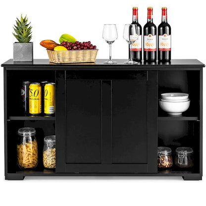 Antique Stackable Kitchen Storage Sideboard with Height Adjustable Shelf - 42 x 13 x 23.5 (L x W x H)