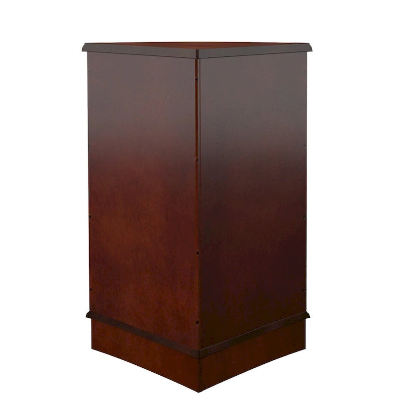 HomeRoots 23 Dark Brown Standard Accent Cabinet - 22.75