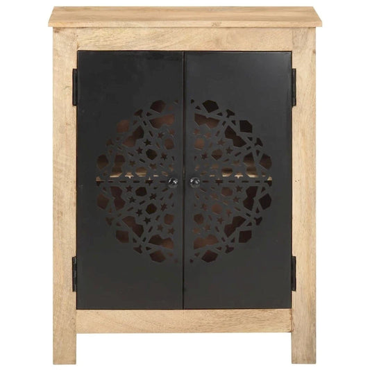 vidaXL Sideboard 23.6x13.8x29.5 Solid Mango Wood