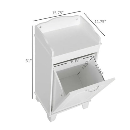 White Freestanding Home Bathroom Storage Cabinet
