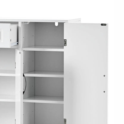 Elegant Minimalist Wooden Shoe Storage Cabinet
