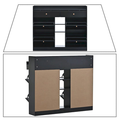 Minimalist Design Multifunctional Wooden Shoe Storage Cabinet