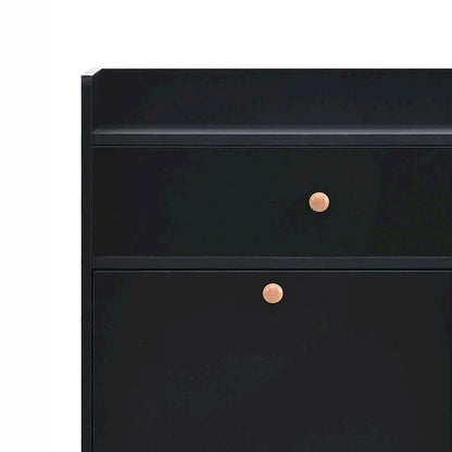 Minimalist Design Multifunctional Wooden Shoe Storage Cabinet
