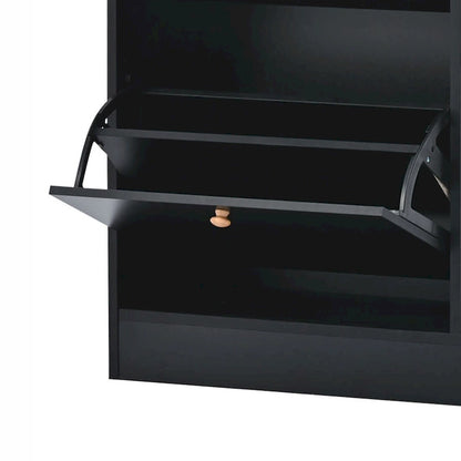 Minimalist Design Multifunctional Wooden Shoe Storage Cabinet