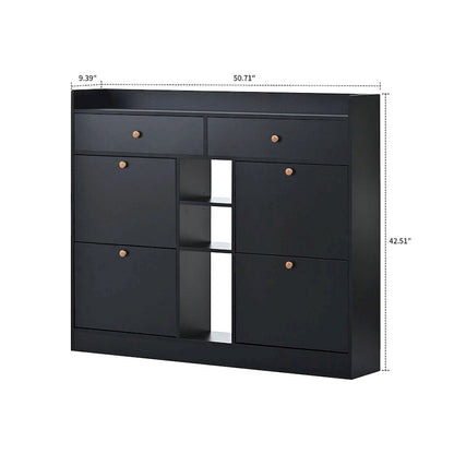 Minimalist Design Multifunctional Wooden Shoe Storage Cabinet