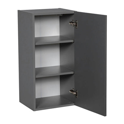 9 x 30 Wall Cabinet-Single Door-Grey - 9 x 30 x 12