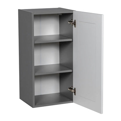 9 x 30 Wall Cabinet-Single Door-Grey - 9 x 30 x 12