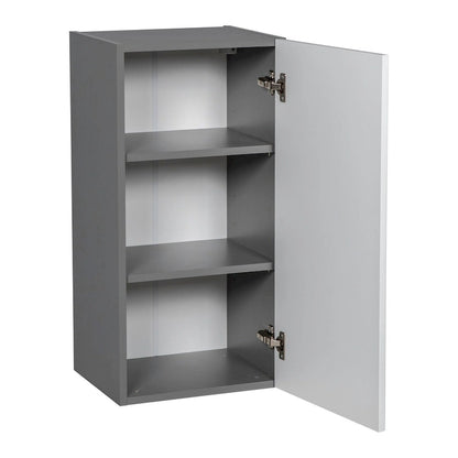 9 x 30 Wall Cabinet-Single Door-Grey - 9 x 30 x 12