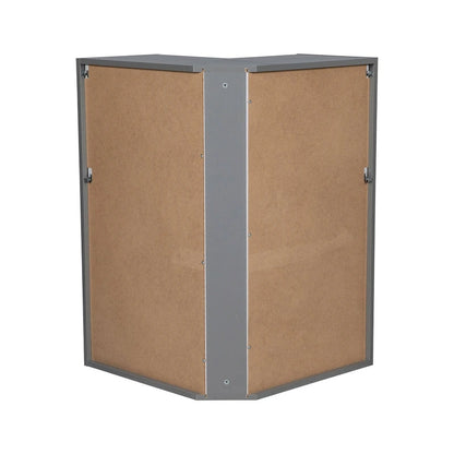24 x 42 Wall Easy Reach-Double Door-Grey - 24 x 42 x 12