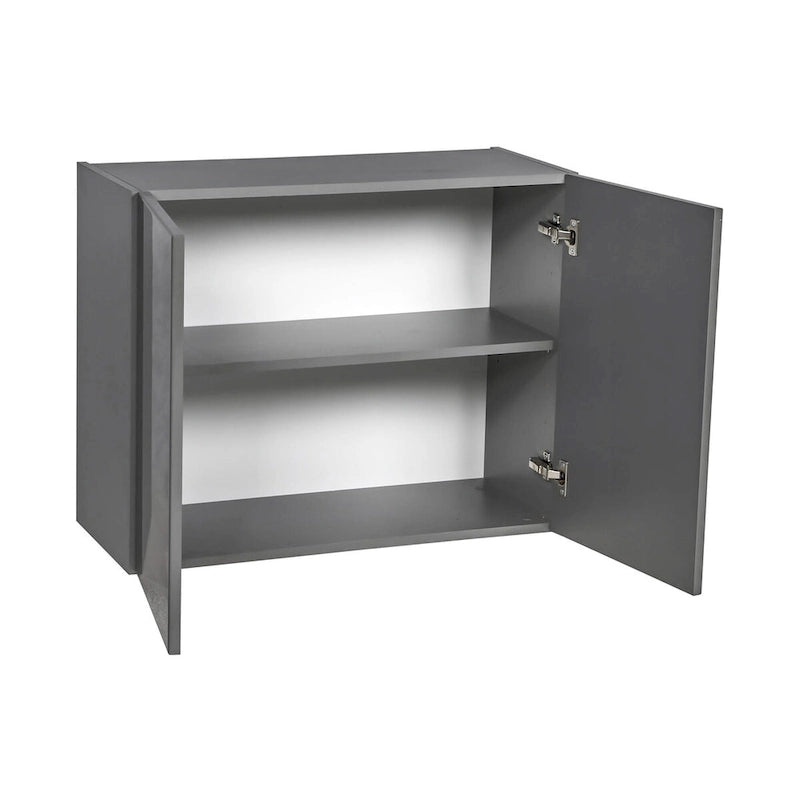 36 x 24 Wall Cabinet-Double Door-Grey - 36 x 24 x 12