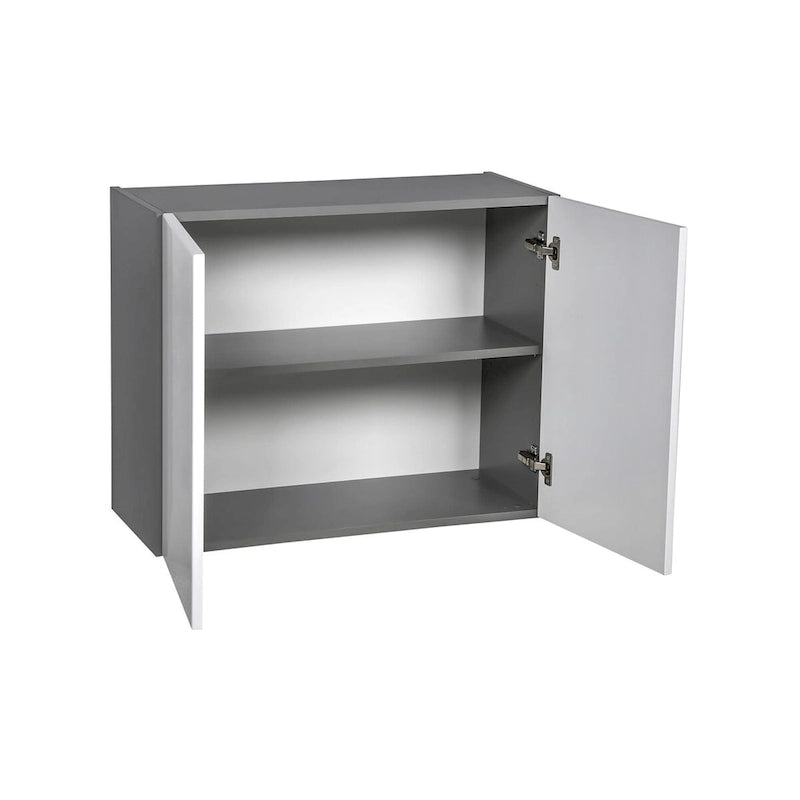 36 x 24 Wall Cabinet-Double Door-Grey - 36 x 24 x 12