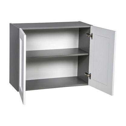 36 x 24 Wall Cabinet-Double Door-Grey - 36 x 24 x 12