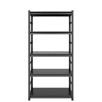Adjustable Heavy Duty Metal Shelving - 5-Tier Storage Shelves, 2000LBS Load, Kitchen, Garage, Pantry H63 * W31.5 * D15.7