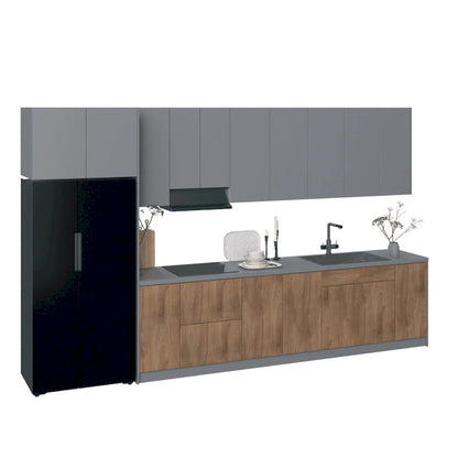Kitchen Timeless Collection Natural Teak Color Base Size 13Ft Wide - 157x24