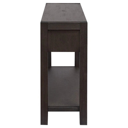 55.1W Console Table with 2 Drawers and 1 Shelf - N/A