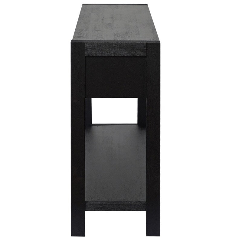 55.1W Console Table with 2 Drawers and 1 Shelf - N/A