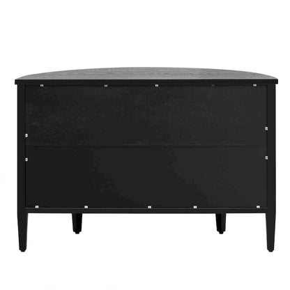 Storage Cabinet made of Fraxinus Mandschuric Solid Wood Veneer, Adjustable Shelves, Suitable for Corridors, Entrances and Study.