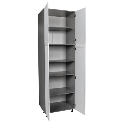 30 x 84 Utility Cabinet-Four Door-Grey - 30 x 84 x 23 3/8
