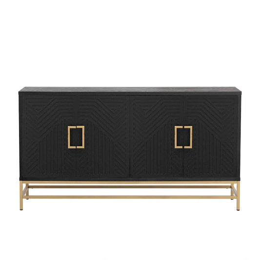 Retro Style Sideboard with Adjustable Shelves