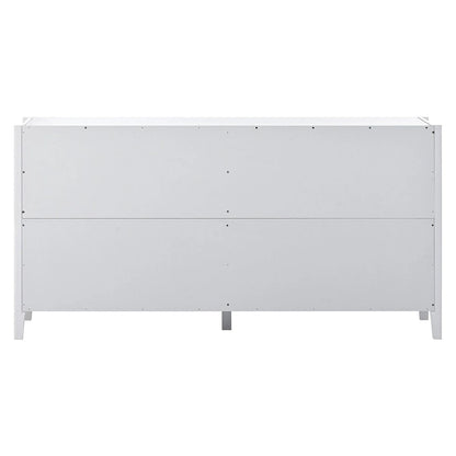 Accent Storage Cabinet Sideboard Wooden Cabinet with Metal Handles