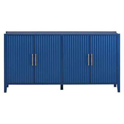 Accent Storage Cabinet Sideboard Wooden Cabinet with Metal Handles