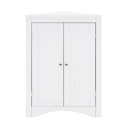 sideboard cabinet, Bathroom Floor Corner Cabinet with Doors and Shelves, Kitchen, Living Room,Free Standing Storage Cabinet