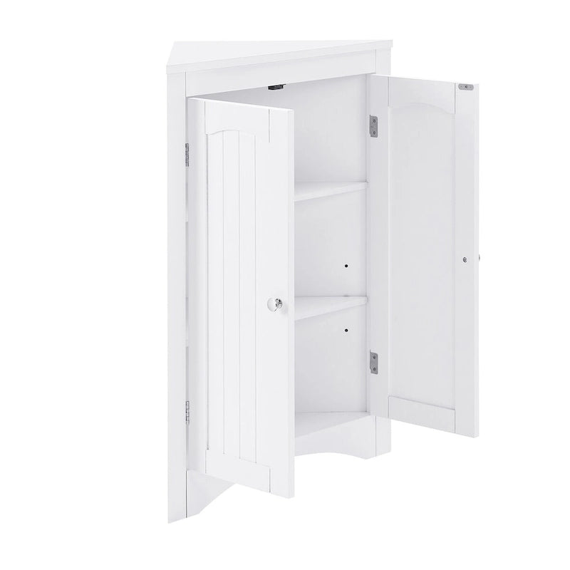sideboard cabinet, Bathroom Floor Corner Cabinet with Doors and Shelves, Kitchen, Living Room,Free Standing Storage Cabinet