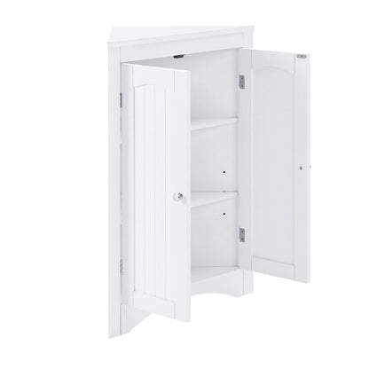sideboard cabinet, Bathroom Floor Corner Cabinet with Doors and Shelves, Kitchen, Living Room,Free Standing Storage Cabinet
