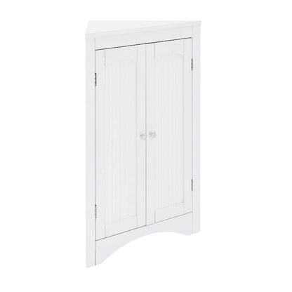 sideboard cabinet, Bathroom Floor Corner Cabinet with Doors and Shelves, Kitchen, Living Room,Free Standing Storage Cabinet