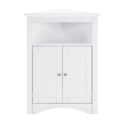 sideboard cabinet, Bathroom Floor Corner Cabinet with Doors and Shelves, Kitchen, Living Room,Free Standing Storage Cabinet