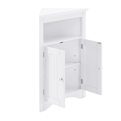 sideboard cabinet, Bathroom Floor Corner Cabinet with Doors and Shelves, Kitchen, Living Room,Free Standing Storage Cabinet