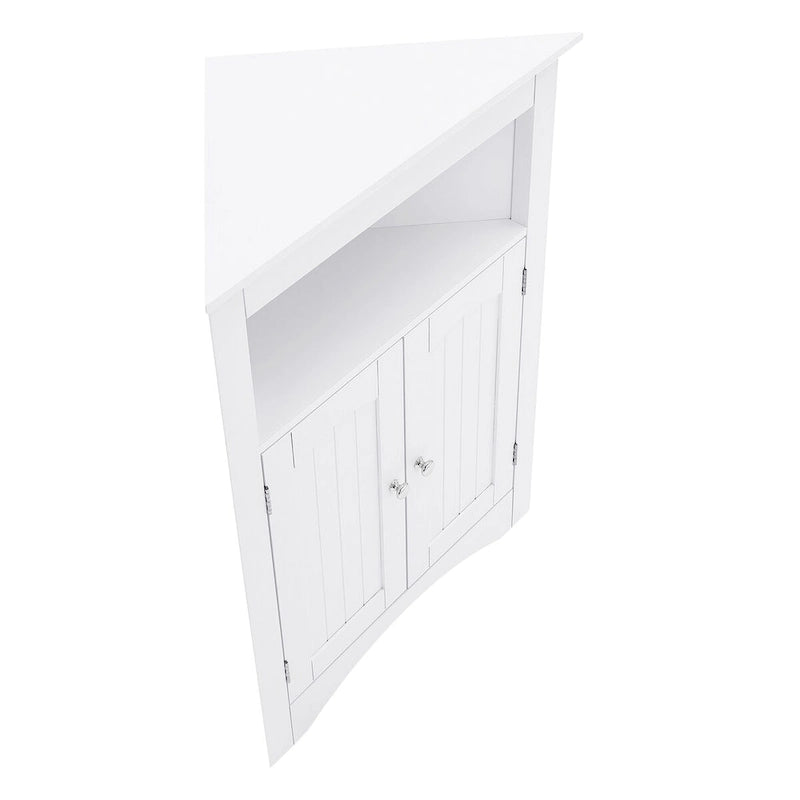 sideboard cabinet, Bathroom Floor Corner Cabinet with Doors and Shelves, Kitchen, Living Room,Free Standing Storage Cabinet