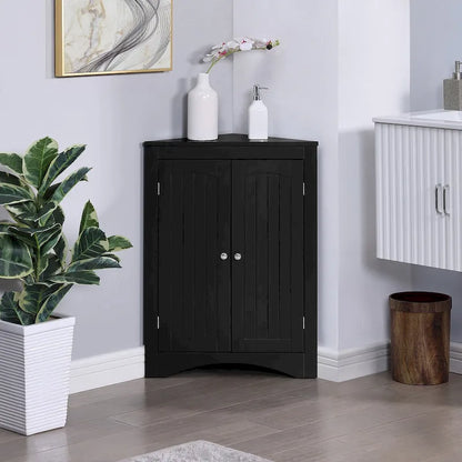 sideboard cabinet, Bathroom Floor Corner Cabinet with Doors and Shelves, Kitchen, Living Room,Free Standing Storage Cabinet