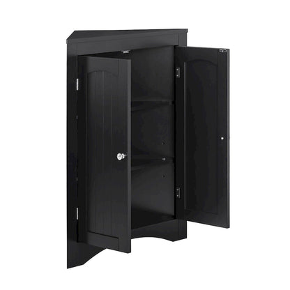 sideboard cabinet, Bathroom Floor Corner Cabinet with Doors and Shelves, Kitchen, Living Room,Free Standing Storage Cabinet
