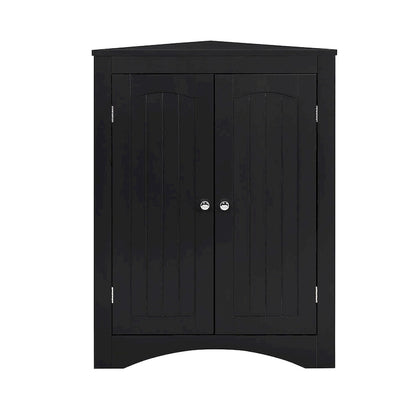 sideboard cabinet, Bathroom Floor Corner Cabinet with Doors and Shelves, Kitchen, Living Room,Free Standing Storage Cabinet