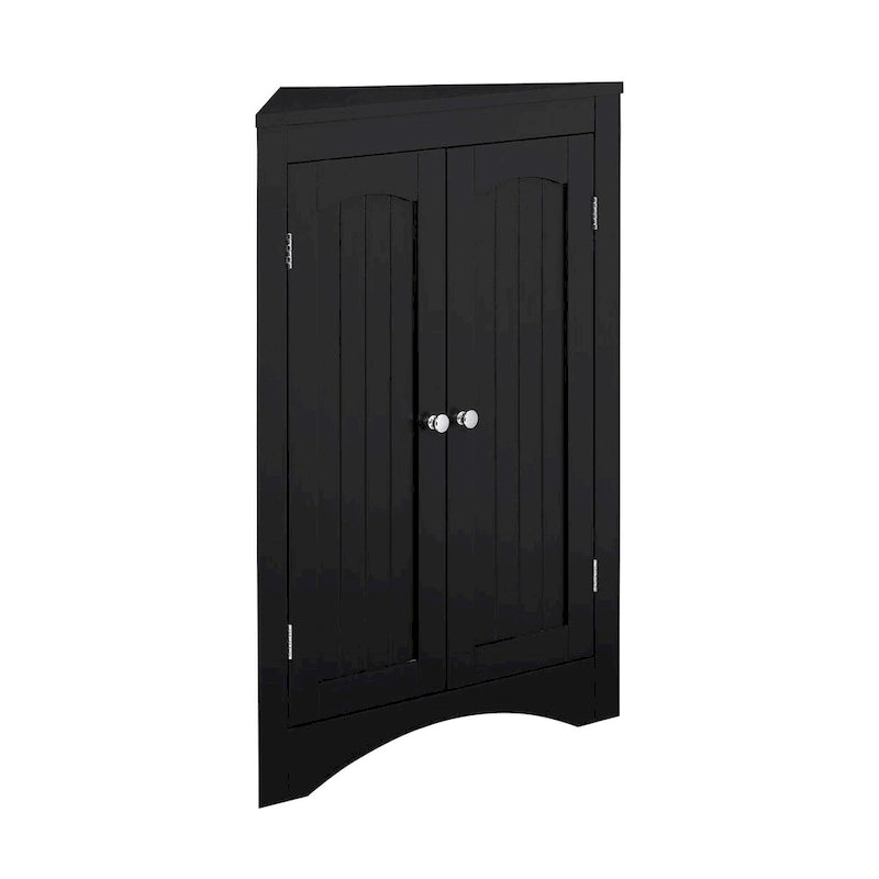 sideboard cabinet, Bathroom Floor Corner Cabinet with Doors and Shelves, Kitchen, Living Room,Free Standing Storage Cabinet