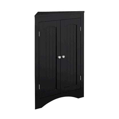 sideboard cabinet, Bathroom Floor Corner Cabinet with Doors and Shelves, Kitchen, Living Room,Free Standing Storage Cabinet