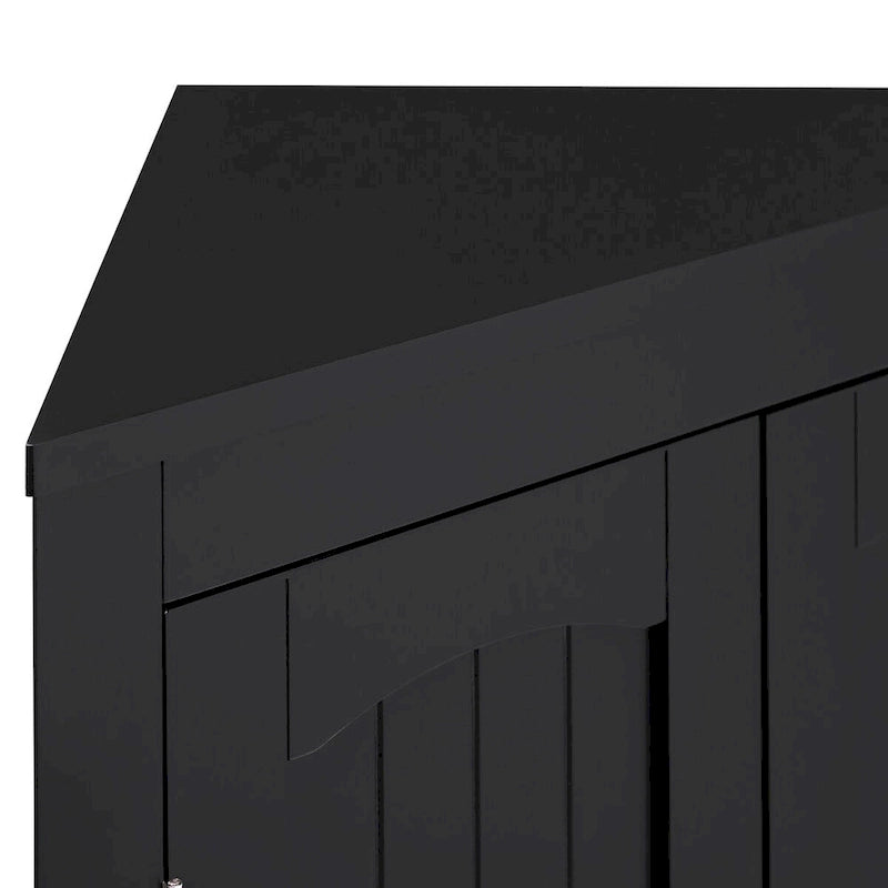 sideboard cabinet, Bathroom Floor Corner Cabinet with Doors and Shelves, Kitchen, Living Room,Free Standing Storage Cabinet