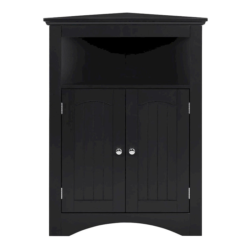 sideboard cabinet, Bathroom Floor Corner Cabinet with Doors and Shelves, Kitchen, Living Room,Free Standing Storage Cabinet