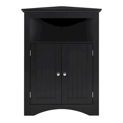 sideboard cabinet, Bathroom Floor Corner Cabinet with Doors and Shelves, Kitchen, Living Room,Free Standing Storage Cabinet