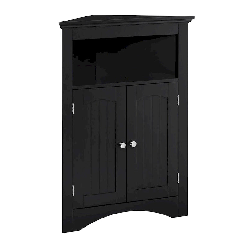 sideboard cabinet, Bathroom Floor Corner Cabinet with Doors and Shelves, Kitchen, Living Room,Free Standing Storage Cabinet