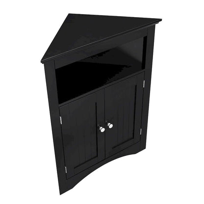 sideboard cabinet, Bathroom Floor Corner Cabinet with Doors and Shelves, Kitchen, Living Room,Free Standing Storage Cabinet