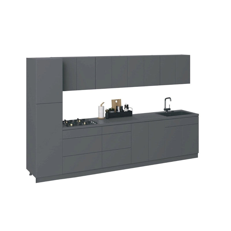 Kitchen Elegant Collection Gray Color Base Size 11Ft Wide - 135x24