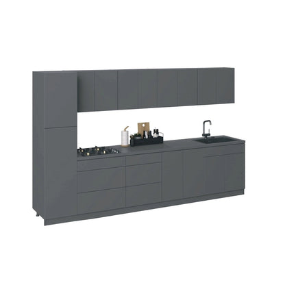 Kitchen Elegant Collection Gray Color Base Size 11Ft Wide - 135x24