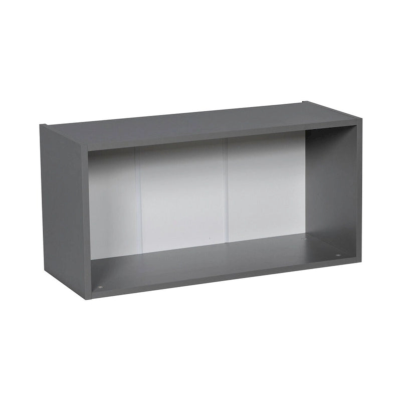 30 x 18 Wall Cabinet-Double Door-Grey - 30 x 18 x 12