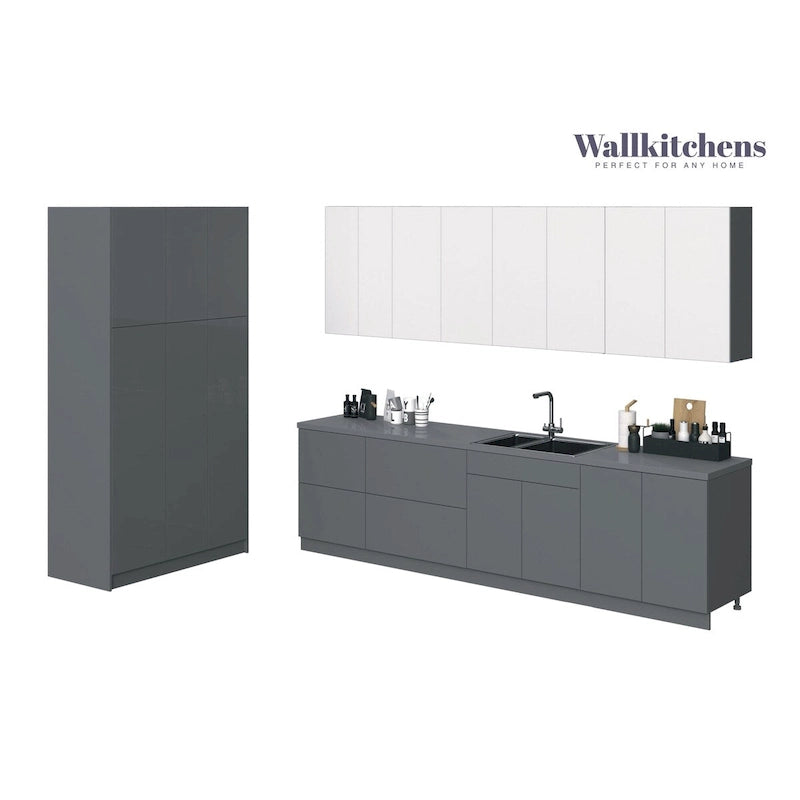 Kitchen Oasis Collection Gray Color Base Size 10Ft Wide - 123x50