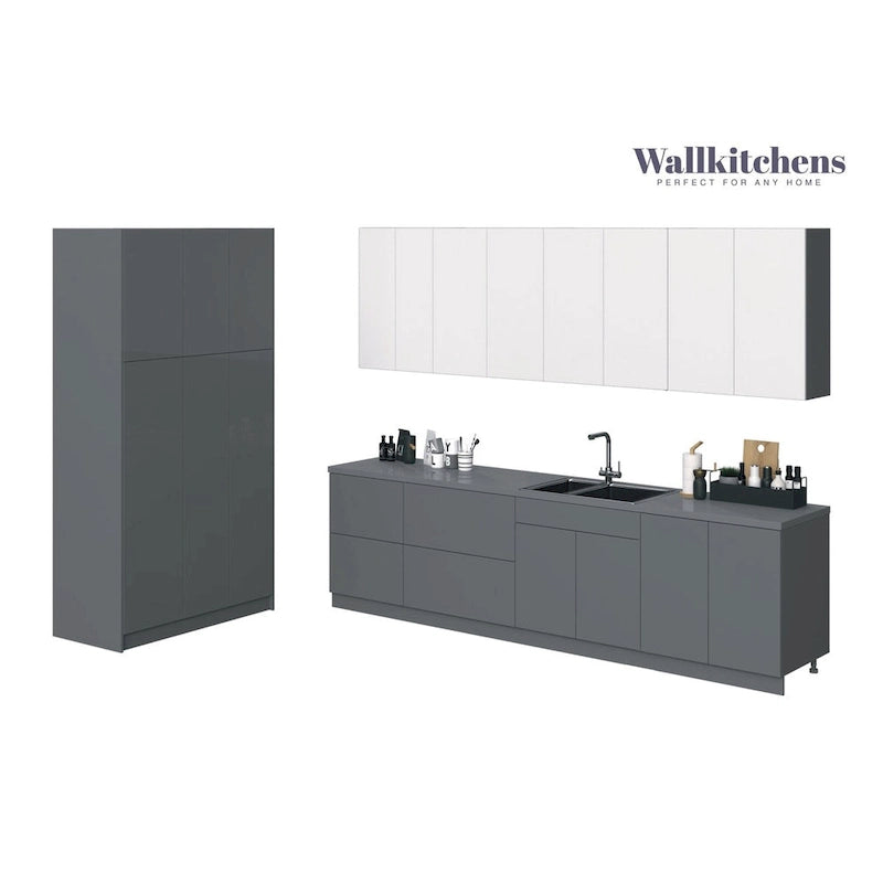 Kitchen Oasis Collection Gray Color Base Size 10Ft Wide - 123x50