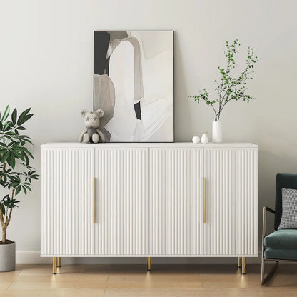 Modern Buffet Cabinet with Storage and Adjustable Shelves