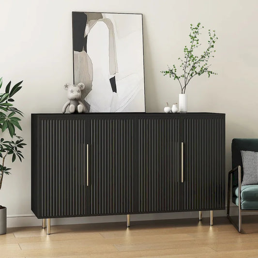 Modern Buffet Cabinet with Storage and Adjustable Shelves